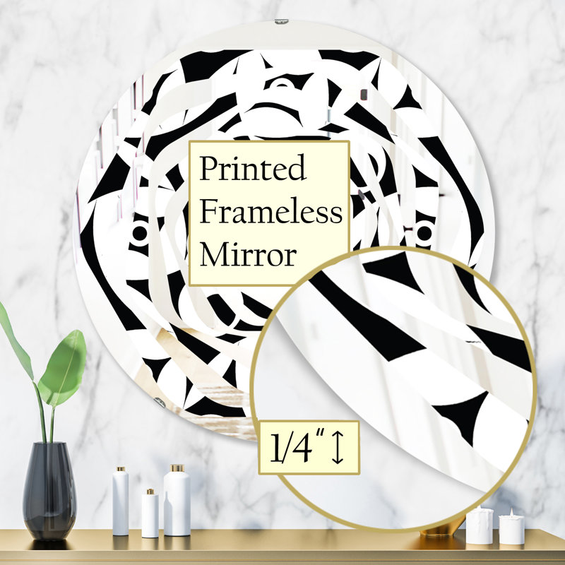 Miroir mural Whirl, H 31,5 po x l po