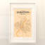 Saskatoon City Map, impression rétro-826648724