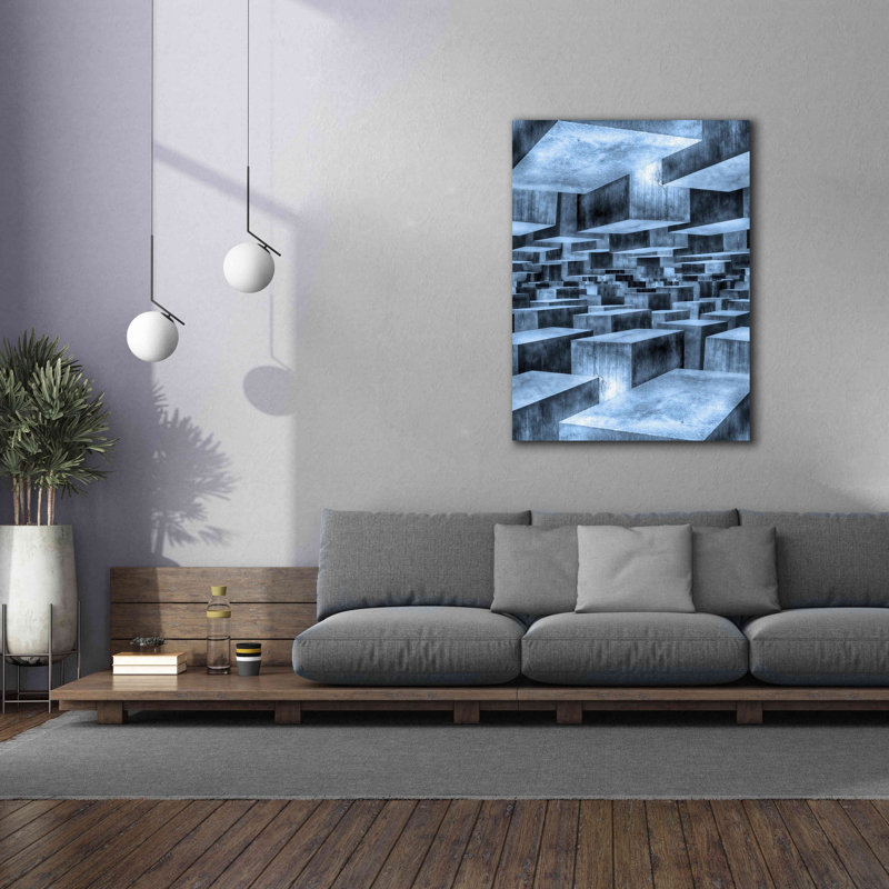 «No Way Out» par Ata Alishahi, estampe numérique sur toile, H 54 po x l 40 po x P 1,5 po