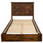 Lit plateforme simple Fireside Lodge Barnwood Barndoor-1424653309