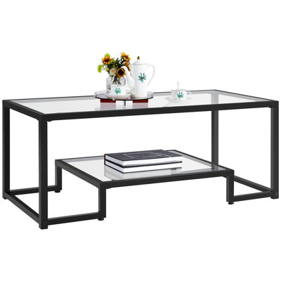 Frame Coffee Table with Storage