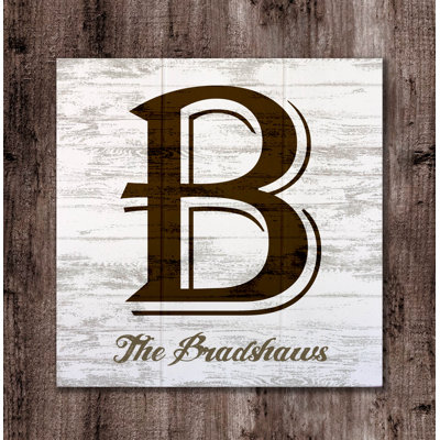" Personalized Classic Wooden Family Name "
