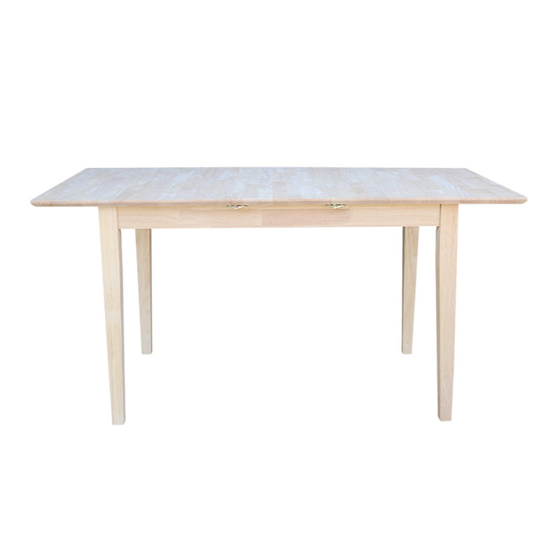 Ginna Extendable Solid Wood Dining Table