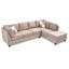 Canapé modulaire Malone G634B-SC (3 boîtes), MOCHA