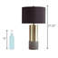 Lampe de table 27,25 po Chandria