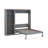 Queen Size Murphy Bed Wall Bed With Shelves-1653235733-1653235730