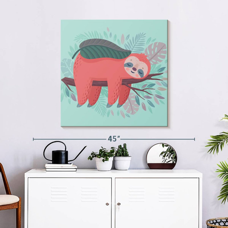 Crowle Sleepy Sloth, 30" H x 30" W