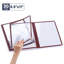 Paquet de 30 couvertures de menu WeChef 8,5 po x 11 po 3 plis 3 pages 6 vues