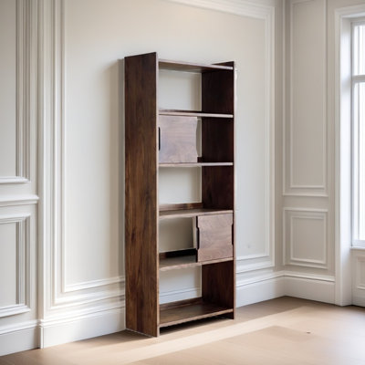 Solid wood household bookcase