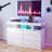 6 Drawer Dresser with Charging Station and LED Lights-258703922