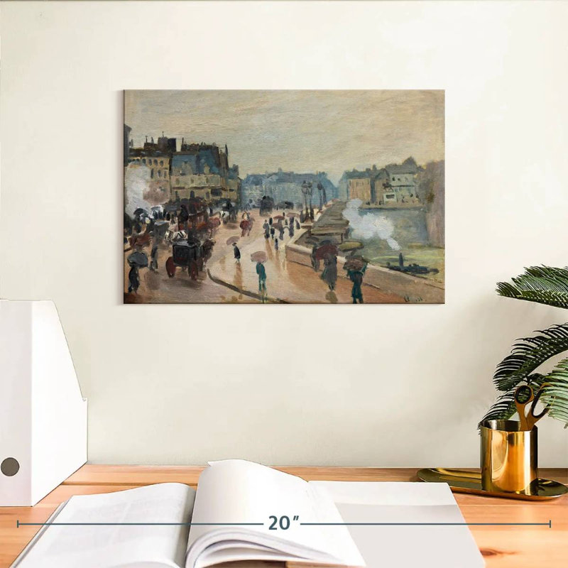 Sireci The Pont Neuf 1871, 8" H x 12" W