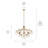 Steel Dimmable Globe Chandelier-1264815433-1264815429-1264815428