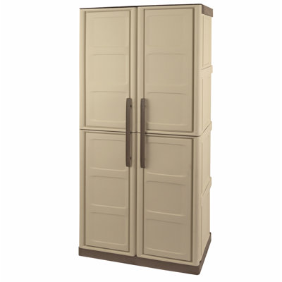 Plastic Single Storage Cabinet ( 165cm H x 70cm W x 39cm D)