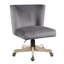 Chaise de bureau pivotante à roulettes