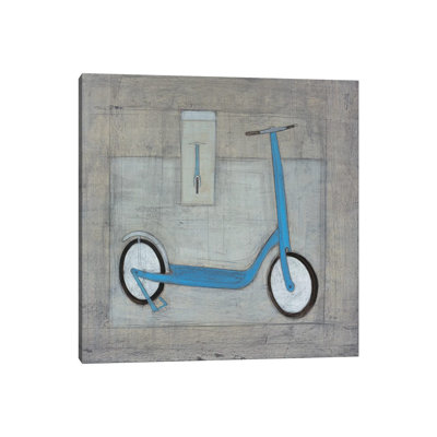 Scoot by Matias Duarte - Wrapped Canvas Painting