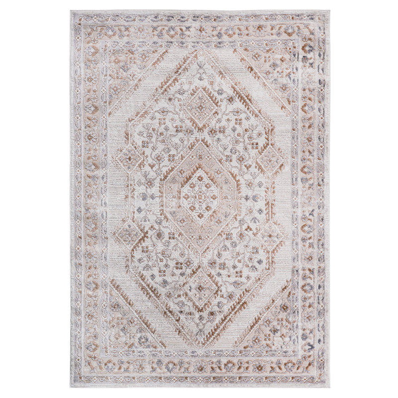 Tapis 6 x 9 crème / par Loom &