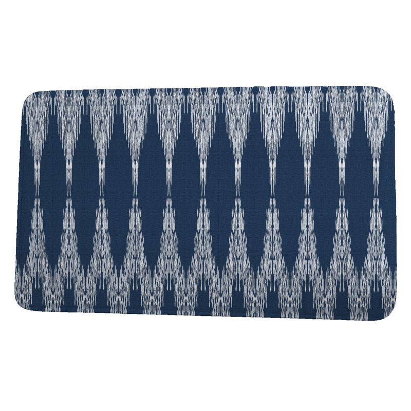 Tapis pour salle de bain Gainesville, Bleu marine, l 24 po x L 36 po