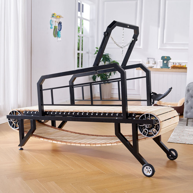 Dog Treadmill with Hand Brake, Up to 300lbs, 19" W