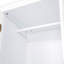 Grand lit escamotable en bois avec garde-robe