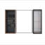 Armoire de toilette 41,6 po avec rangement, armoire à pharmacie murale avec porte miroir, tablettes en verre réglables, contreplaqué
