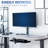 VIVO Black 23 x 10 inch Screw-In Rotating Computer Keyboard and Mouse Tray