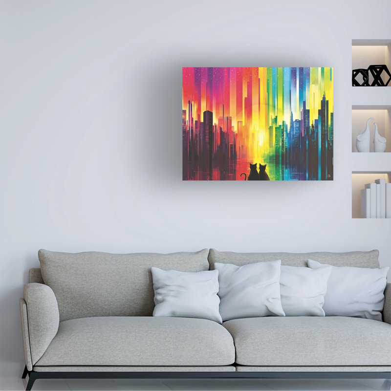 Art sur toile, Michael David Ward, H 14 po x l 19 po