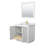 Miranda 36" Freestanding Single Bathroom Vanity with Cultured Marble Top with 34" Mirror-58037716-58037717-58037721