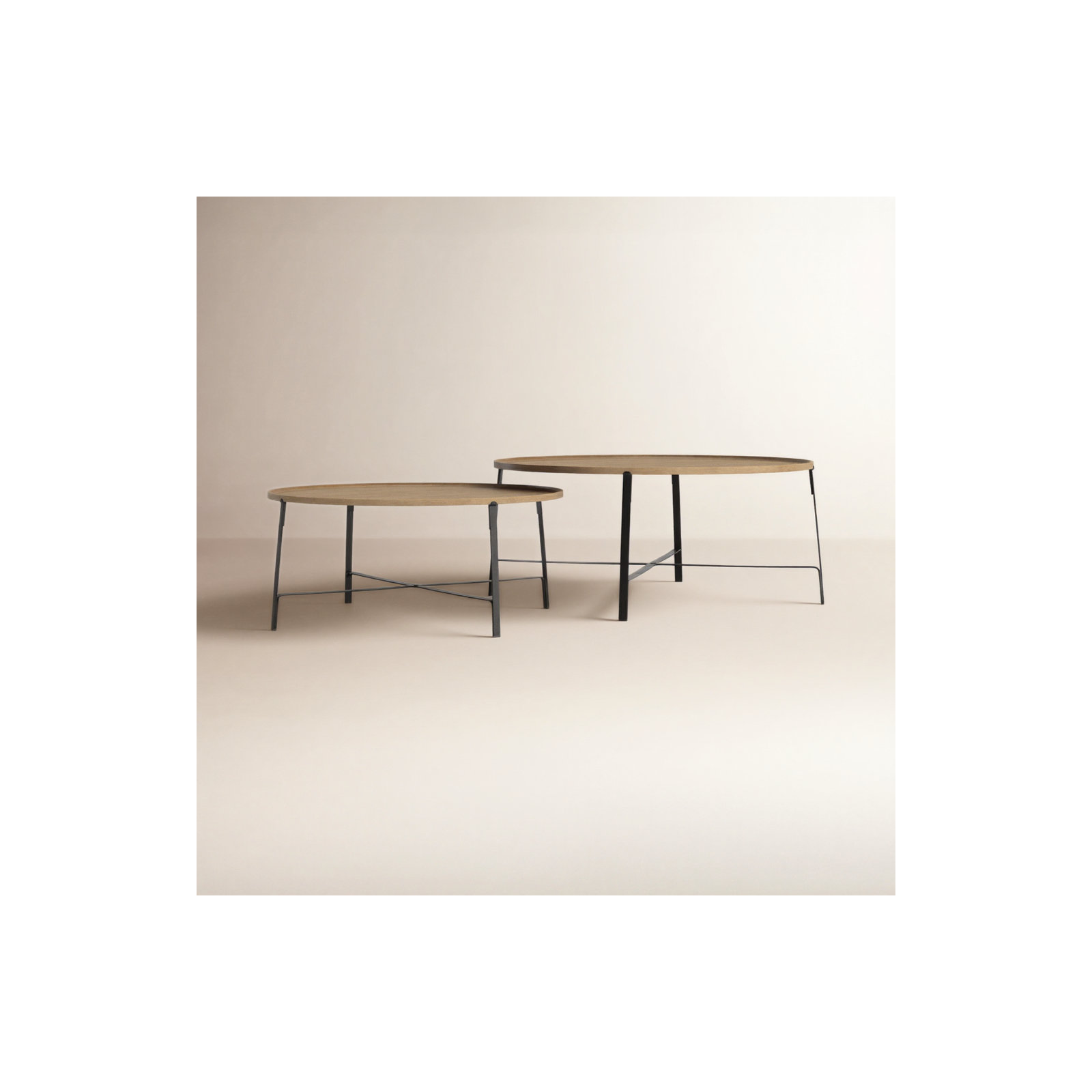 Minori Solid Wood Nesting Coffee Table