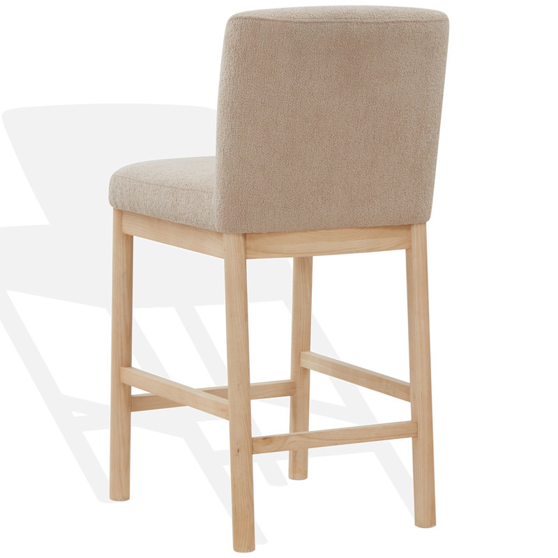 Connie Boucle Counter Stool, Oatmeal