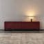 Meuble télé rouge minimaliste et créatif