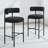 28" Boucle Upholstered Metal Counter Stool Set Of 2-1794319870-1794319868