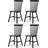 Solid Wood Modern Farmhouse Windsor Dining Chairs-1990141900