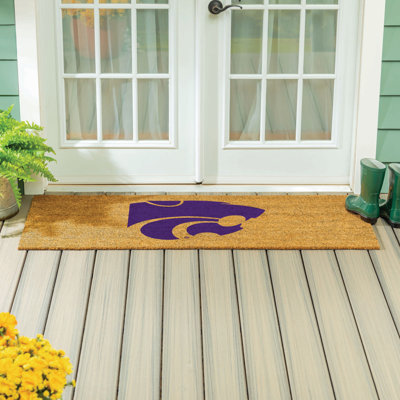Kansas State University Extra Large Full Color Coir Mat, 60"x24"