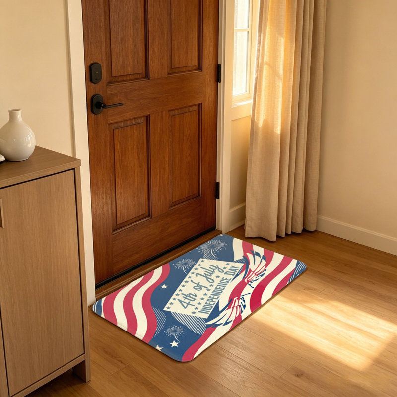 Paillasson 4e drapeau de Noël 20 po x 32 po