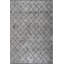 Rapture Gray/Black Argyle Luxury Area Rug-68901347