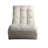 Balcony Chair - 4-segment Adjustable Grey Metal Reclining For Living Room, Space Efficient Back