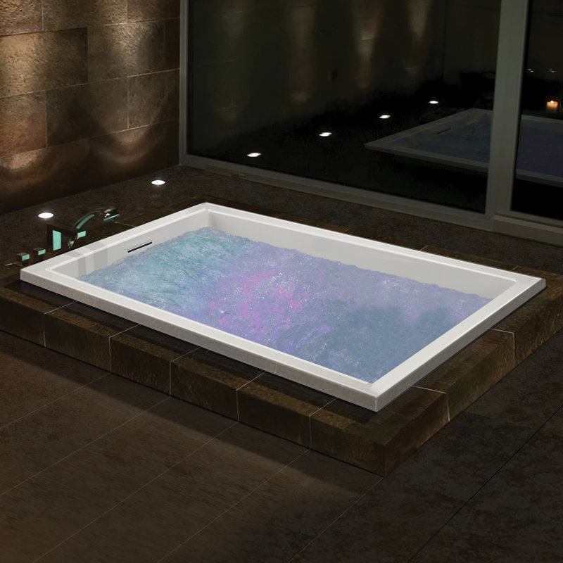 Andrea® 11 60" Air Bathtub - Matte, Undermount