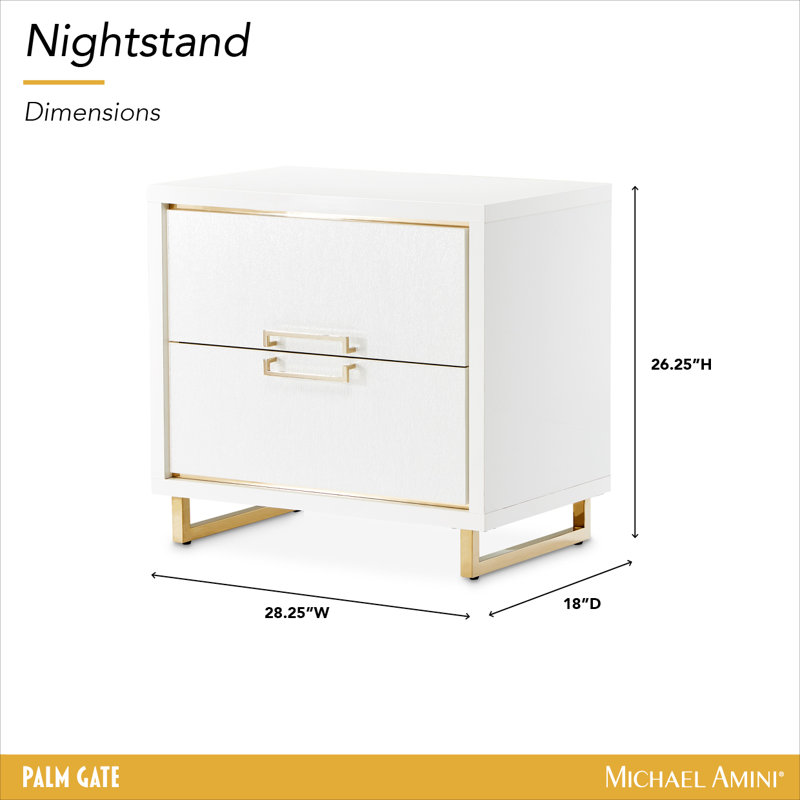 Palm Gate 2 - Drawer Nightstand