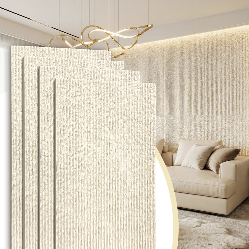 Panneaux muraux décoratifs 3D en fausse pierre, Light Gray
