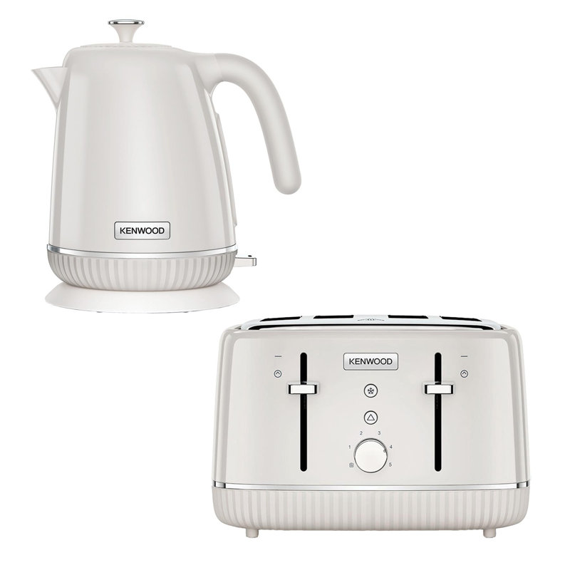 Kenwood Elegancy 1.7L Plastic Electric Tea Kettle, Cream