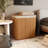 Bamboo Laundry Hamper with Handles-1308847032