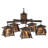 Gattis 5 - Light Dimmable Geometric Chandelier