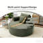 Chaise longue en mousse viscoélastique Cloud-466350349