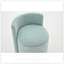 Fauteuil d'appoint pivotant en velours avec dossier incurvé et rangement, parfait pour le confort et le style des salons modernes-130790795