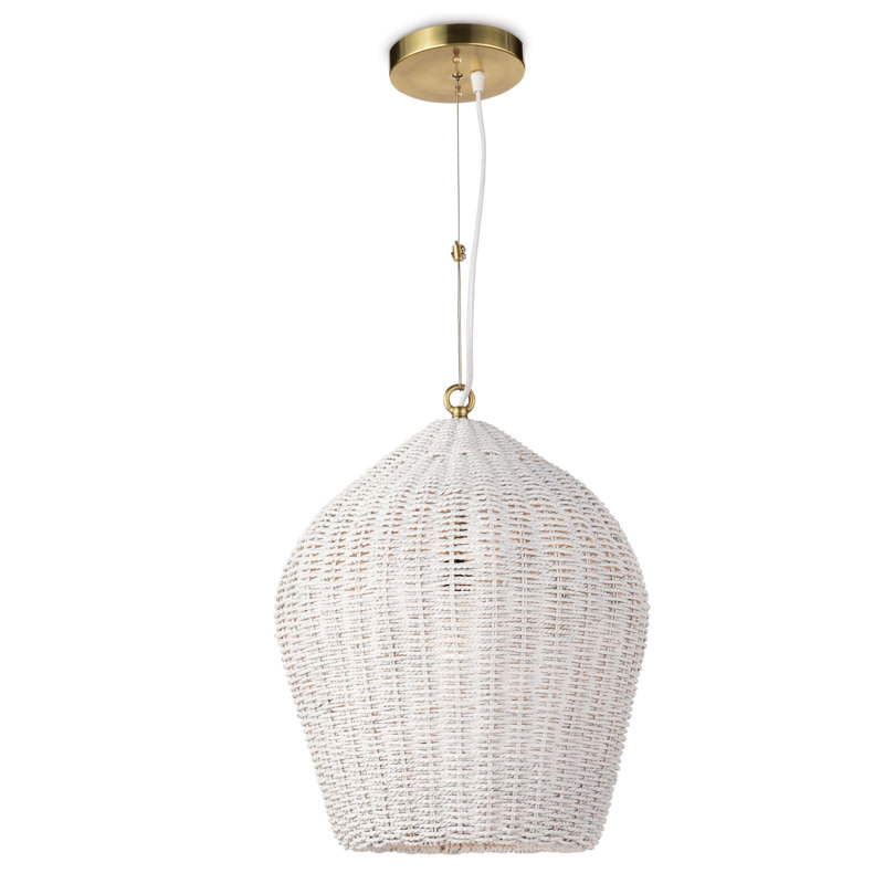 Georgian Pendant, White
