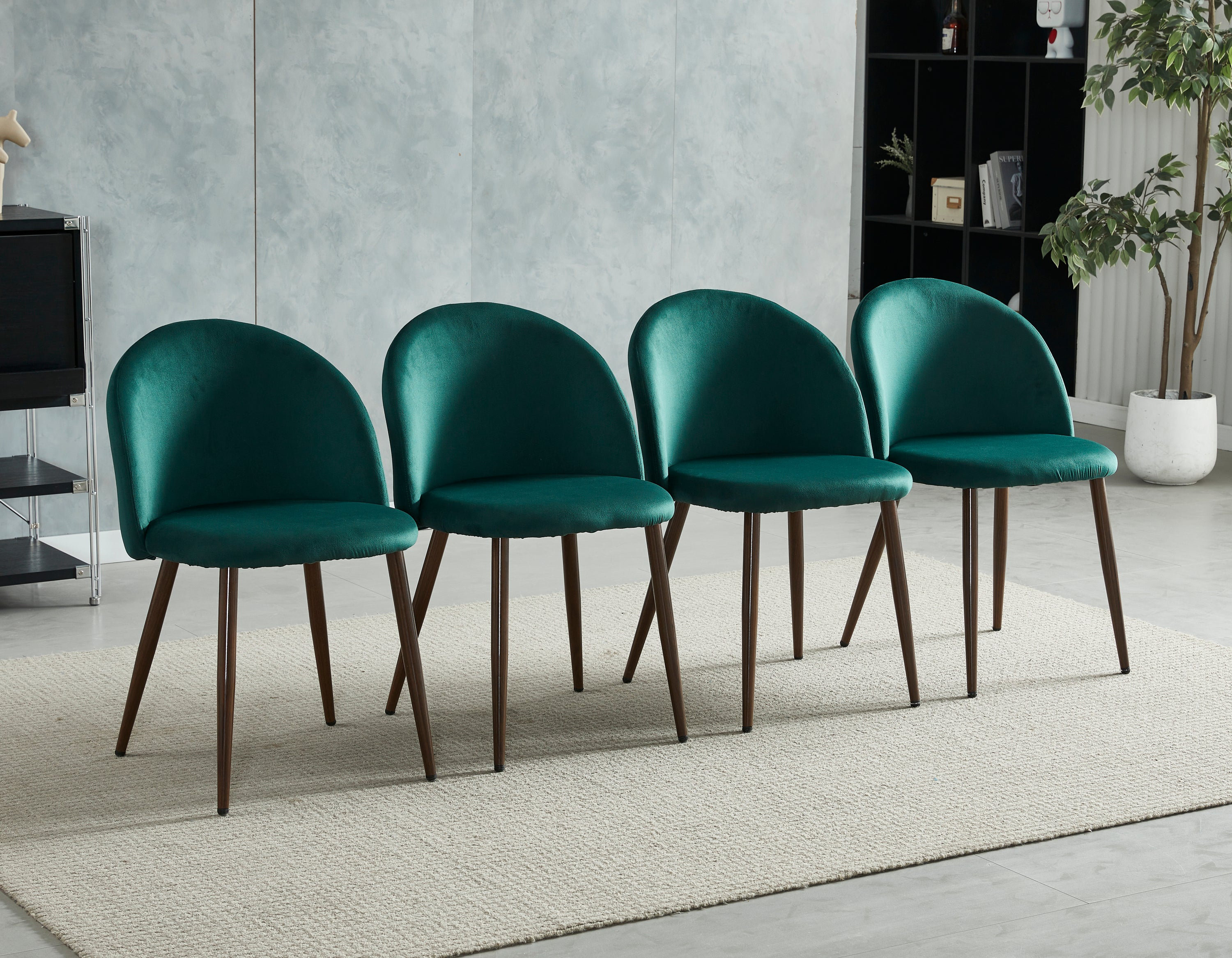 Everly Quinn Upholstered Side Dining Chair For Living Room Kitchen