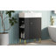 Meuble-lavabo 21,6 po, armoire combinée, meuble de rangement pour salle de bain, lavabo simple en céramique, rangement à gauche-1215150092-1215150081