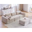 Ensemble modulaire de canapé modulaire rembourré en L de 100 pouces avec 5 coussins pour salon, appartement, chambre à coucher-129465897