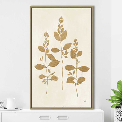Botanical Study IV Gold Crop - Peinture