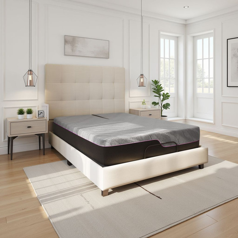 Matelas en mousse de latex à refroidissement rapide 11 po Marcela, Très grand séparé